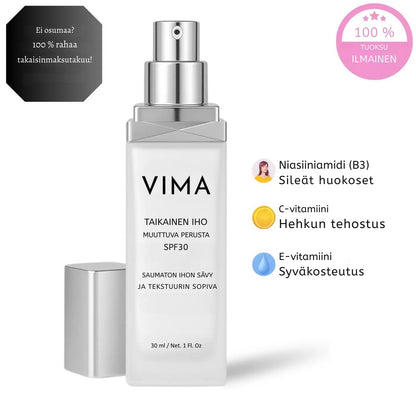Vima – Meikkivoide, joka mukautuu ihosi sävyyn luonnollisesti
