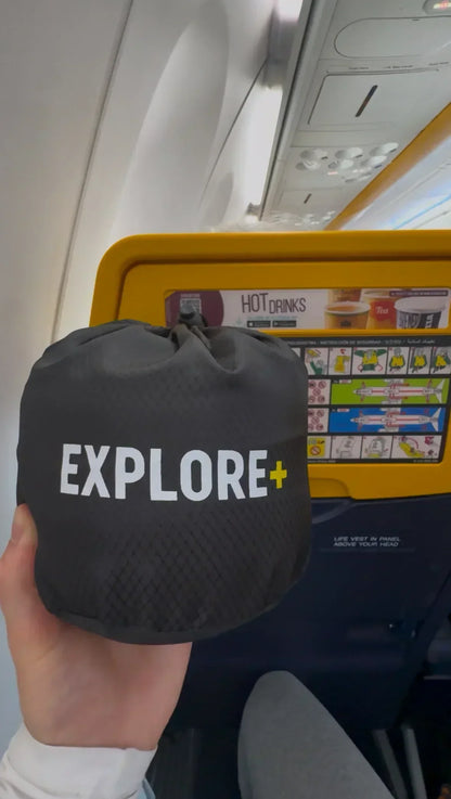 Explore+ Matkatyyny – nuku mukavasti myös matkalla