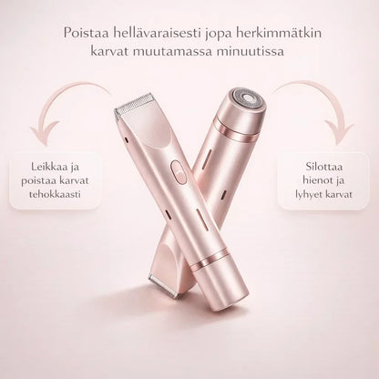 SilvaTrim – 2-in-1 karvanpoistaja sileään ihoon