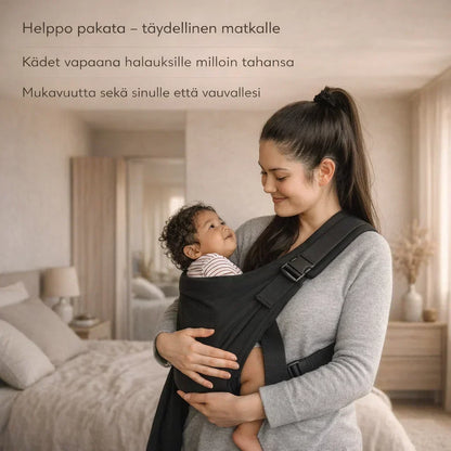 LähiKanto – Kevyt kantohihna vauvan kantamiseen
