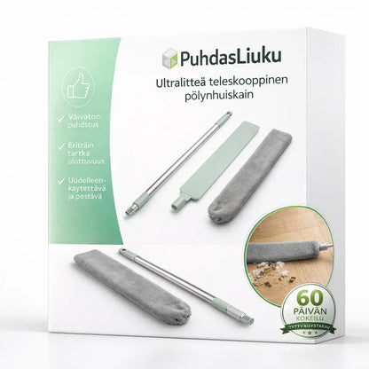 PuhdasLiuku – Puhdista vaikeat paikat ilman kumartumista